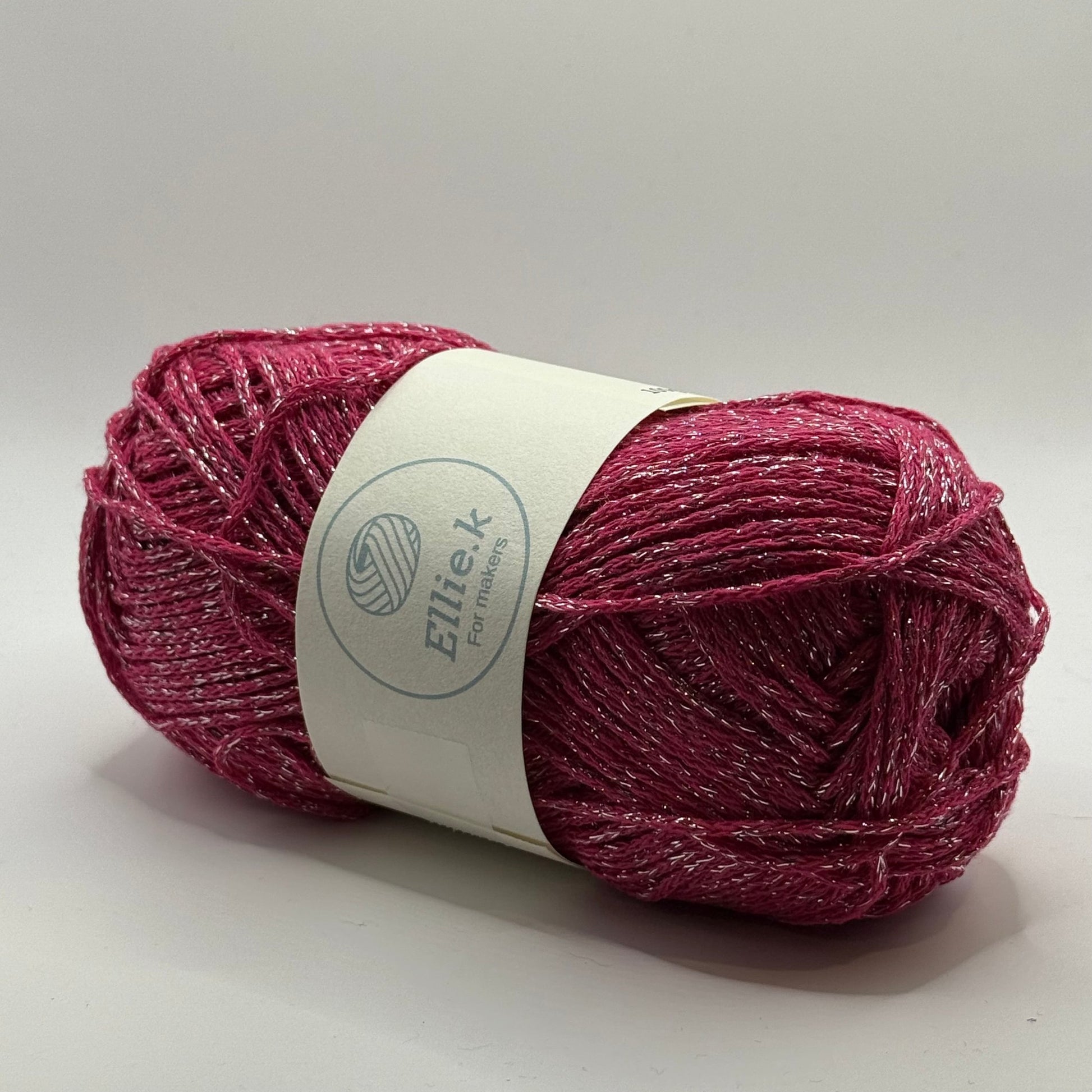 Silver thread cotton yarn - Ellie.k