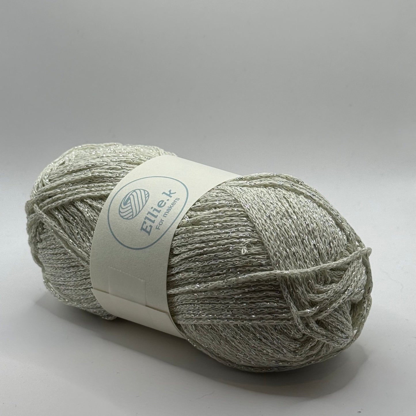 Silver thread cotton yarn - Ellie.k