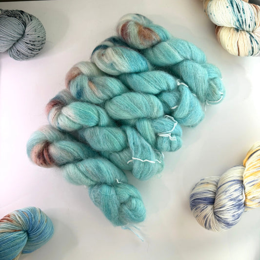 Hand-dyed: Mohair - Ellie.k