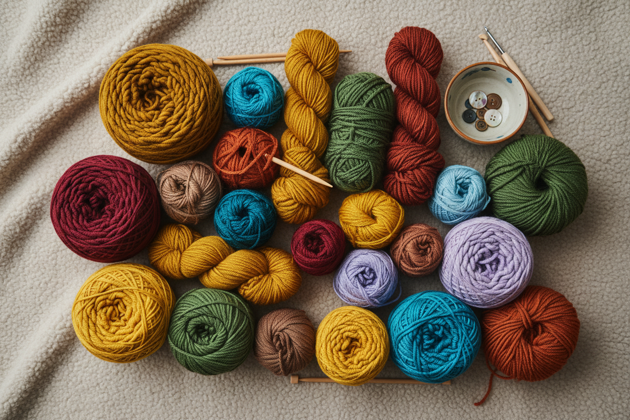Beginner friendly yarns