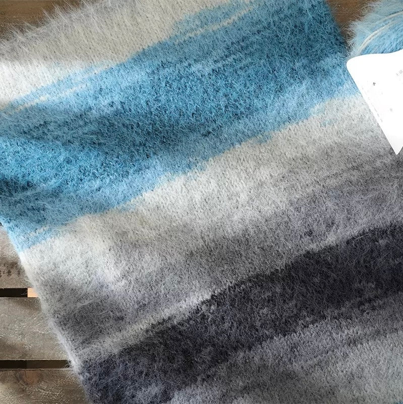 Gradient fluff yarn - Ellie.k