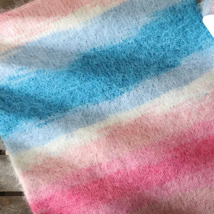 Gradient fluff yarn - Ellie.k
