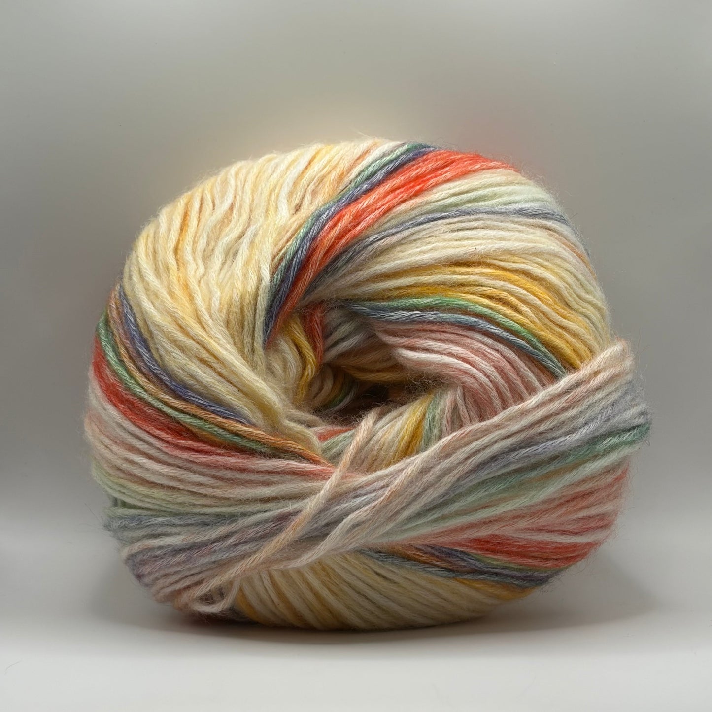 Glazed cloud yarn